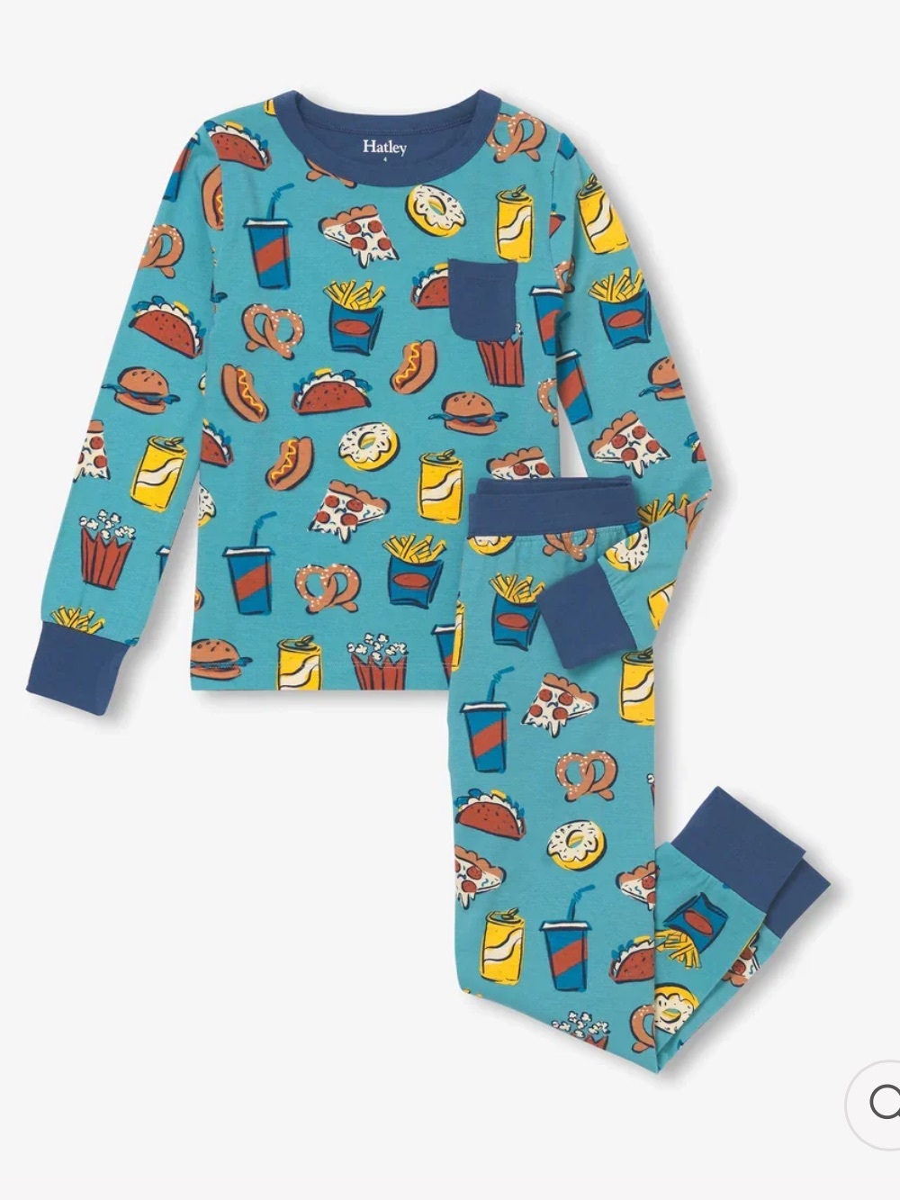 Hatley Long Sleeve Bamboo Pajama Set - Carnival Eats